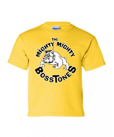 Mighty Mighty Bosstones Classic Bulldog Yellow Kids T-Shirt $8.00 Kids