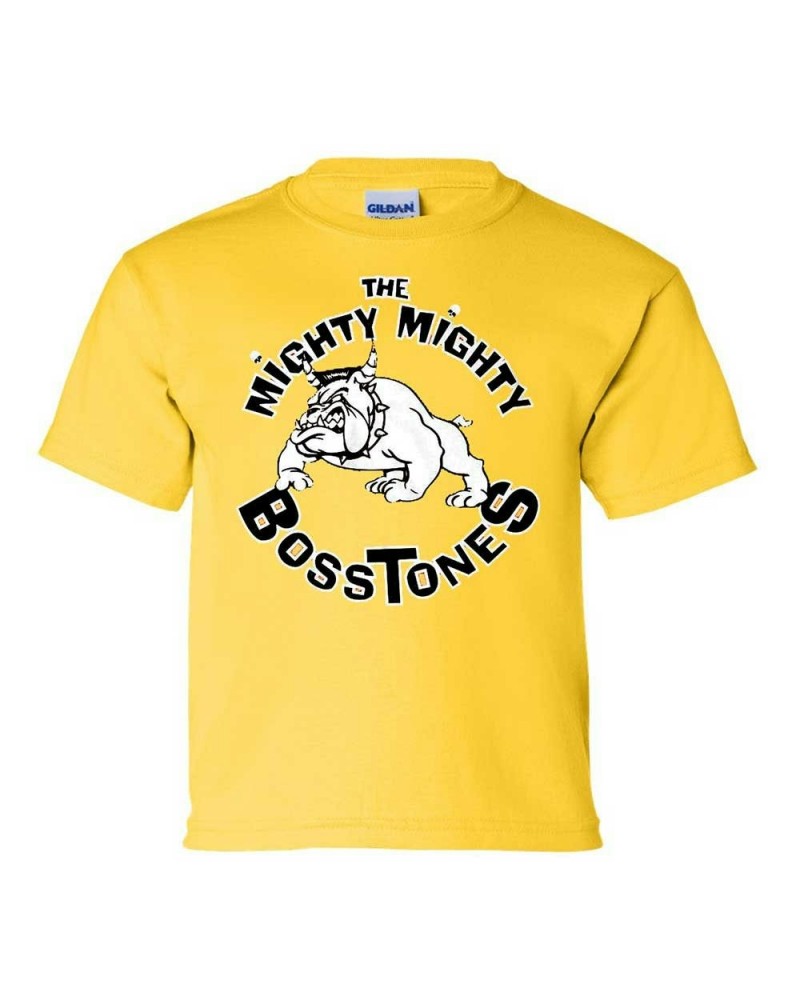 Mighty Mighty Bosstones Classic Bulldog Yellow Kids T-Shirt $8.00 Kids