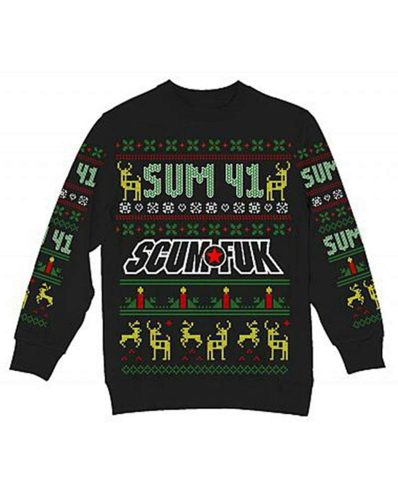 Sum 41 Ugly Christmas Sweatshirt $24.98 Sweatshirts