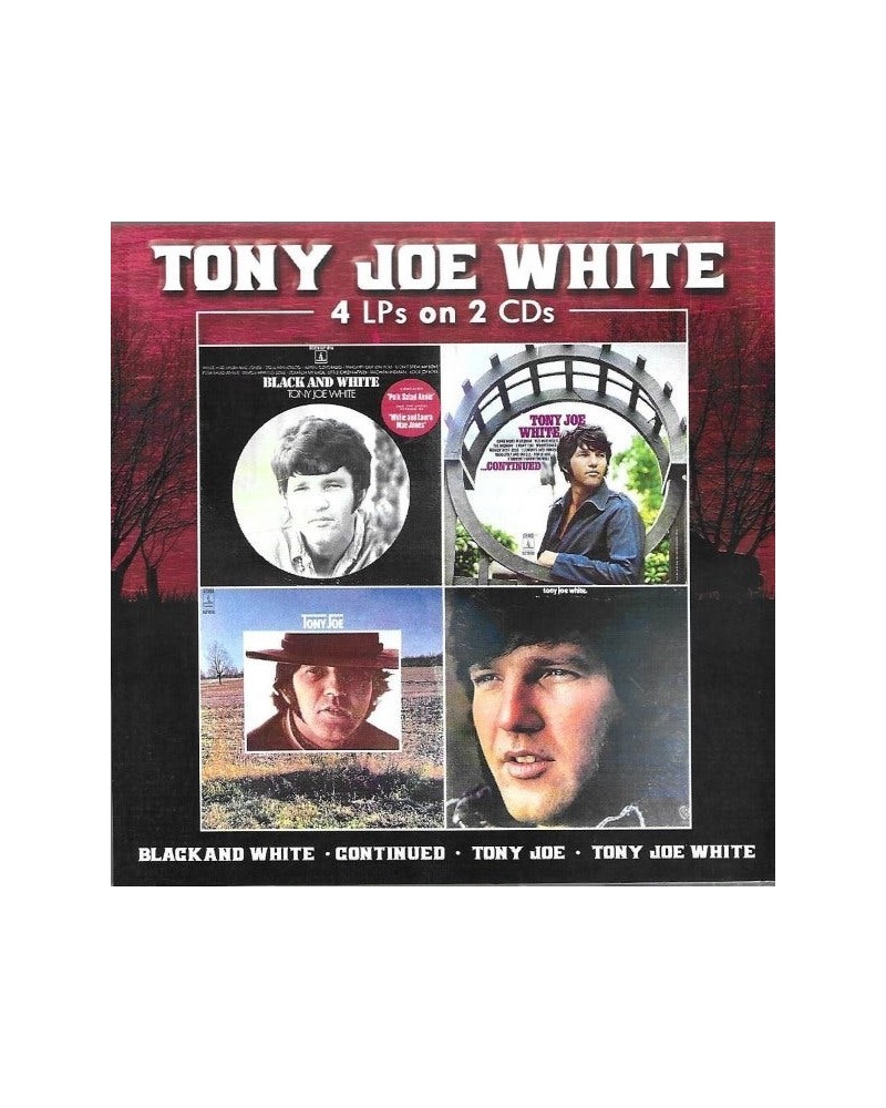 Tony Joe White BLACK & WHITE / CONTINUED / TONY JOE / TONY JOE WHITE (2CD) CD $9.90 CD