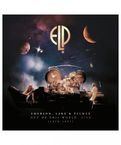 Emerson Lake & Palmer OUT OF THIS WORLD: LIVE (1970-1997) (10LP) Vinyl Record $94.16 Vinyl