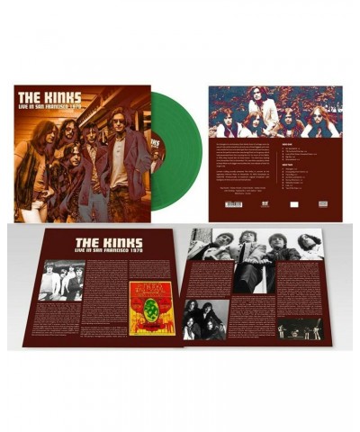 The Kinks Live In San Francisco 1970 (Limited/Dark Green) Vinyl Record $12.42 Vinyl
