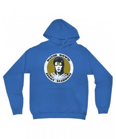 David Bowie Hoodie | Golden Bowie As Ziggy Stardust Hoodie $17.58 Sweatshirts