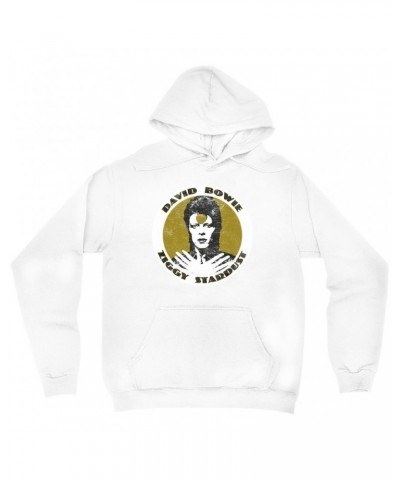 David Bowie Hoodie | Golden Bowie As Ziggy Stardust Hoodie $17.58 Sweatshirts