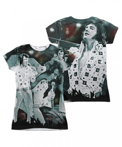 Elvis Presley Junior's T Shirt | NOW PLAYING (FRONT/BACK PRINT) Sublimated Tee $8.84 Shirts