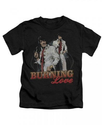 Elvis Presley Kids T Shirt | BURNING LOVE Kids Tee $5.74 Kids