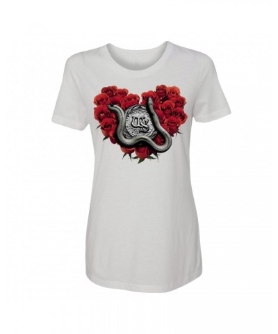 Whitesnake Rose Heart Ladies Tee $9.90 Shirts