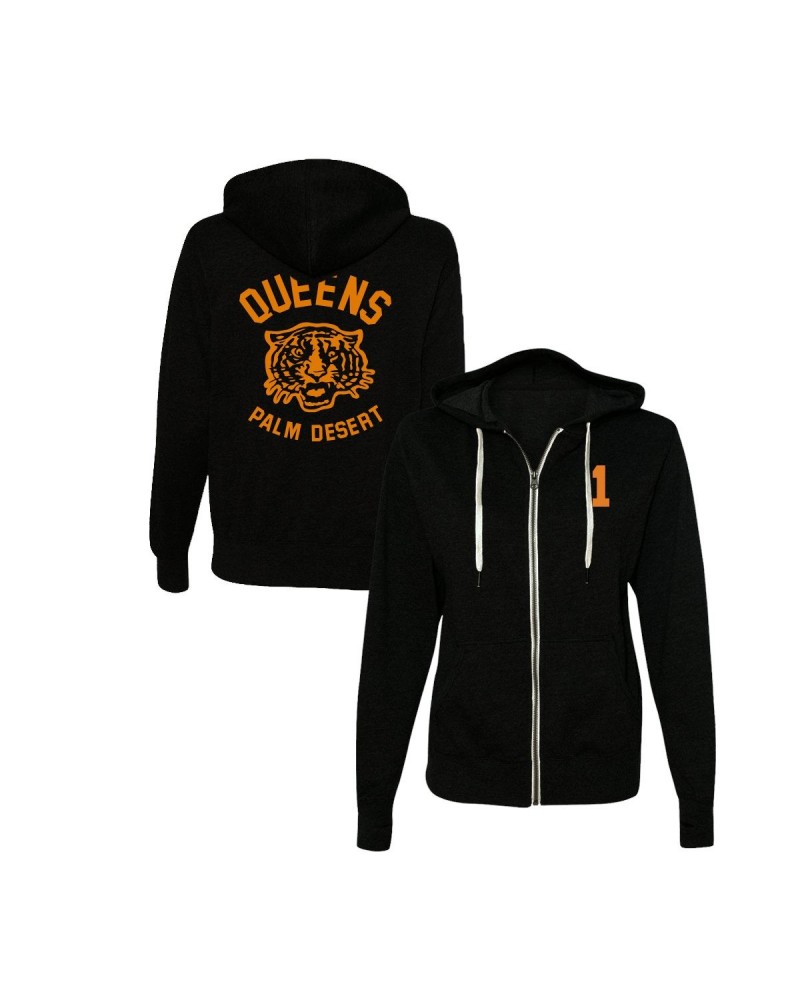 Queens of the Stone Age Tiger Zip-Up Hoodie $20.70 Sweatshirts