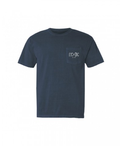 AC/DC T-Shirt | Est. 1973 Distressed Pocket T-shirt $12.88 Shirts