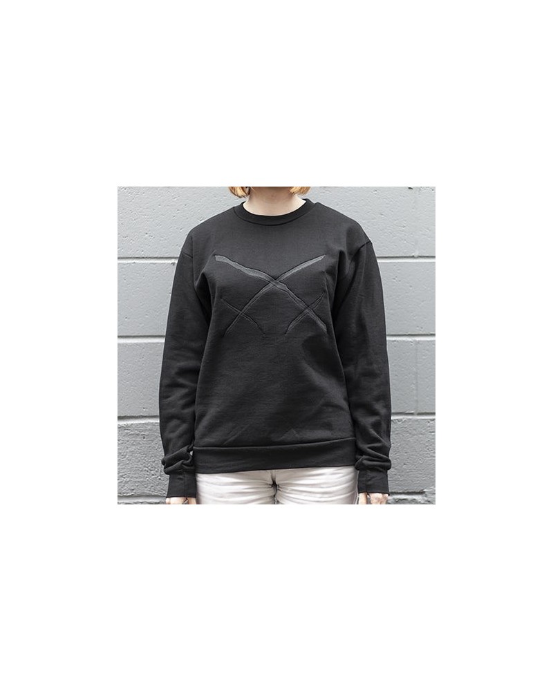 Xiu Xiu Embroidered Logo Crew Neck Sweatshirt $14.40 Sweatshirts