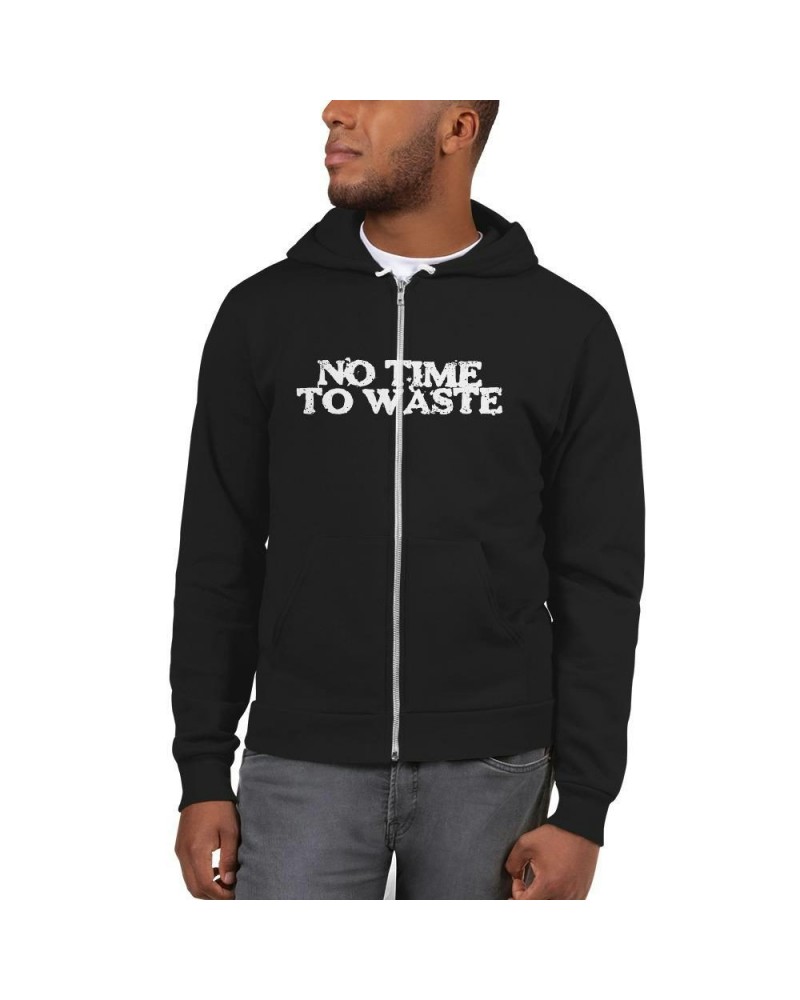 No Time To Waste N.T.T.W Mass Destruction Front & Back Unisex Zip Up Hoodie $23.66 Sweatshirts