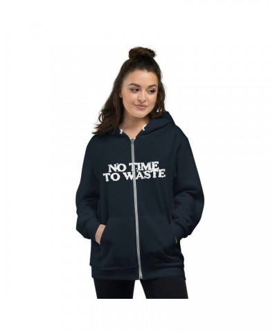 No Time To Waste N.T.T.W Mass Destruction Front & Back Unisex Zip Up Hoodie $23.66 Sweatshirts