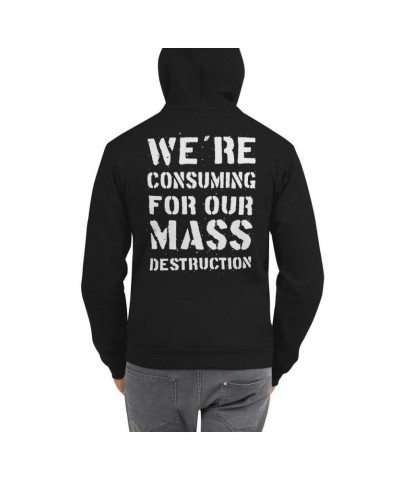 No Time To Waste N.T.T.W Mass Destruction Front & Back Unisex Zip Up Hoodie $23.66 Sweatshirts