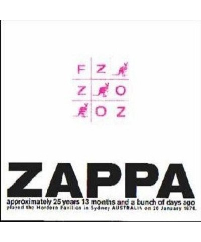 Frank Zappa FZ:OZ CD $7.92 CD