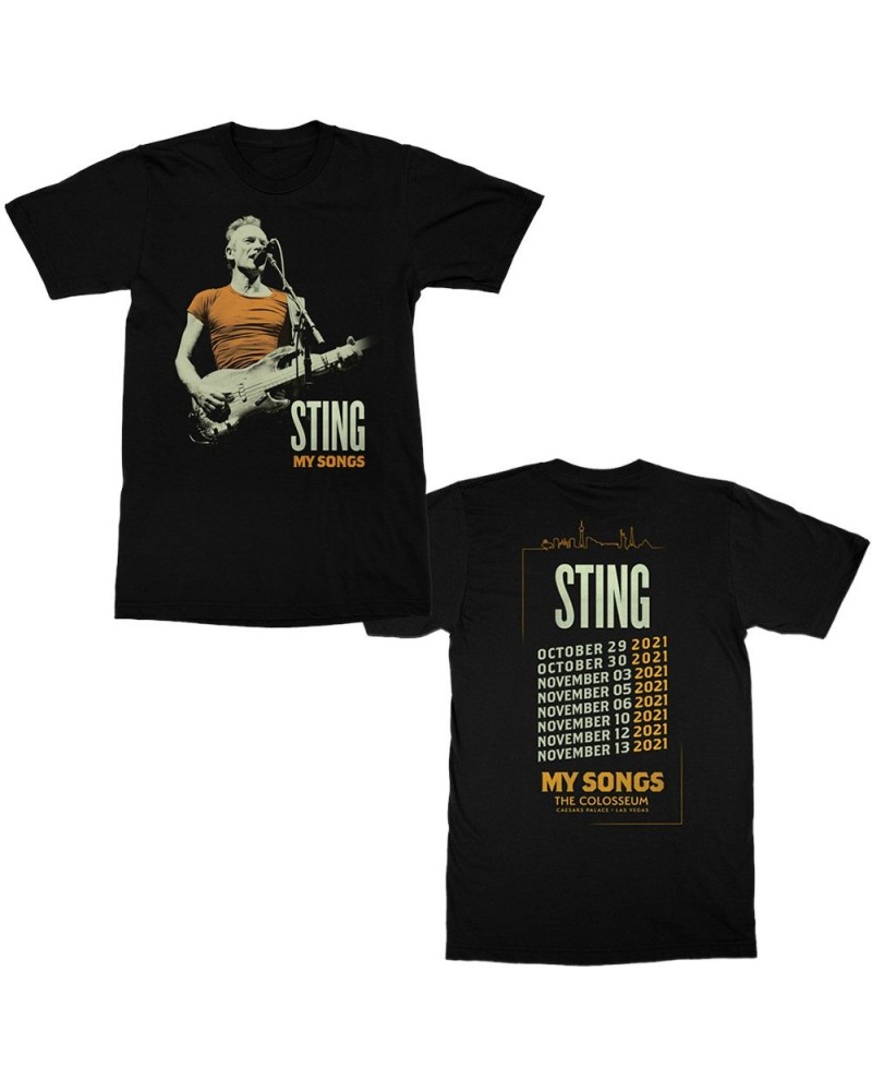 Sting My Songs Las Vegas Event T-Shirt $17.60 Shirts