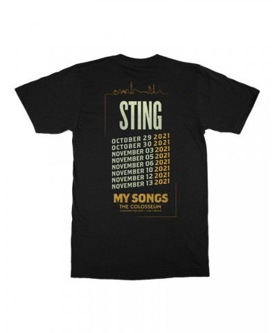 Sting My Songs Las Vegas Event T-Shirt $17.60 Shirts