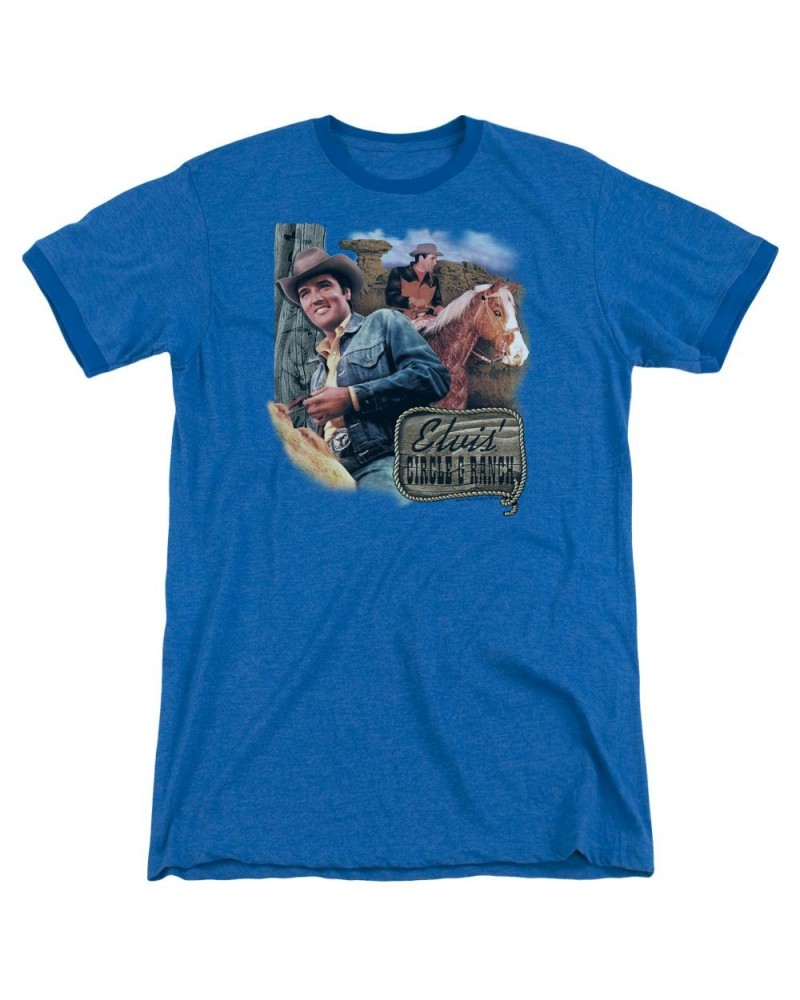 Elvis Presley Shirt | RANCH Premium Ringer Tee $10.34 Shirts