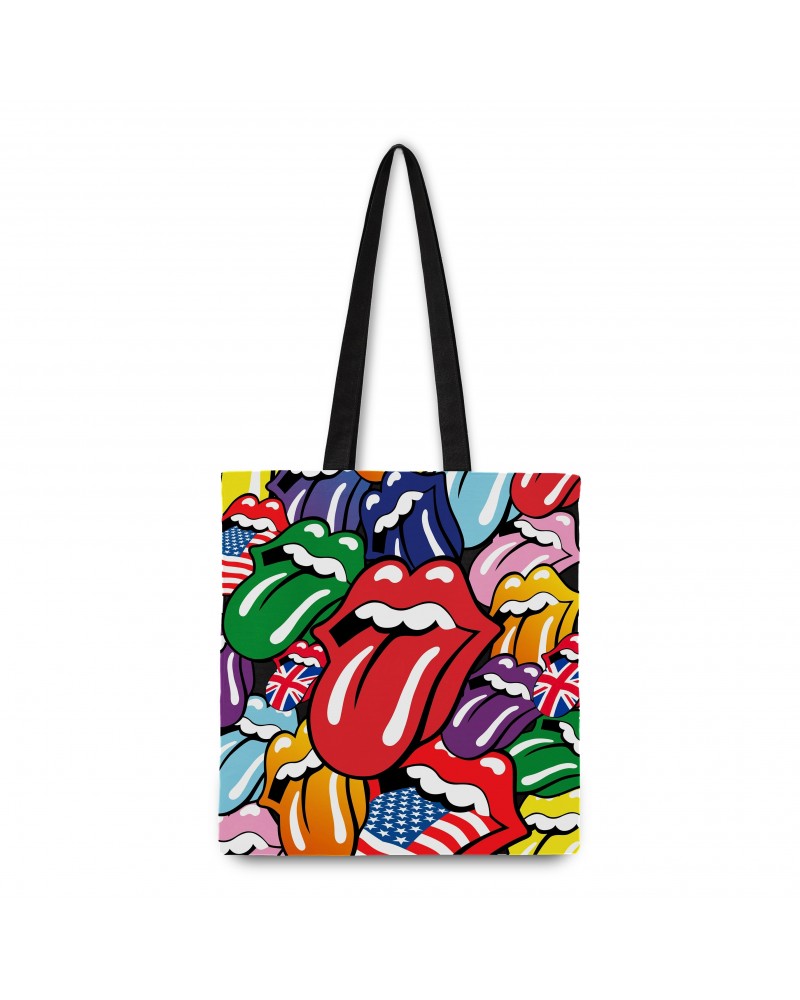 The Rolling Stones Rocksax The Rolling Stones Tote Bag - Tongues $8.78 Bags