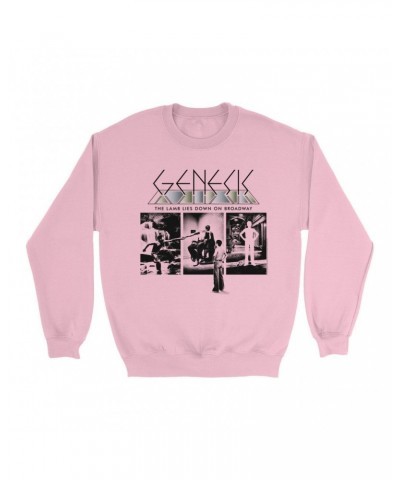 Genesis Bright Colored Sweatshirt | The Lamb Lies Down On Broadway Poster Sweatshirt $15.38 Sweatshirts