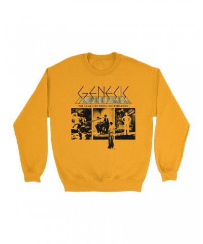 Genesis Bright Colored Sweatshirt | The Lamb Lies Down On Broadway Poster Sweatshirt $15.38 Sweatshirts