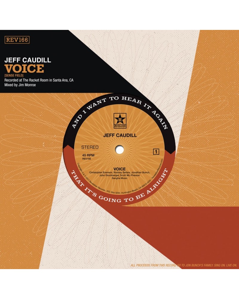 Jeff Caudill VOICE / WISHING WELL Vinyl Record $5.39 Vinyl