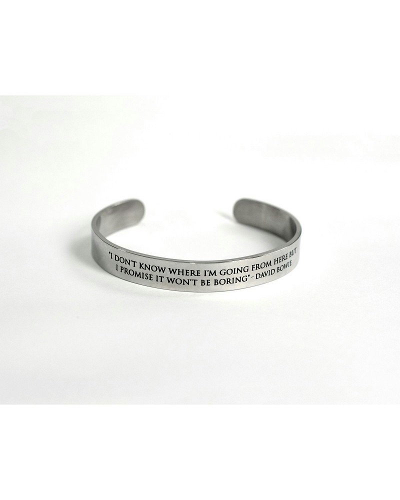 David Bowie "I Don't Know Where I'm Going From Here" Quote Bracelet $7.00 Accessories