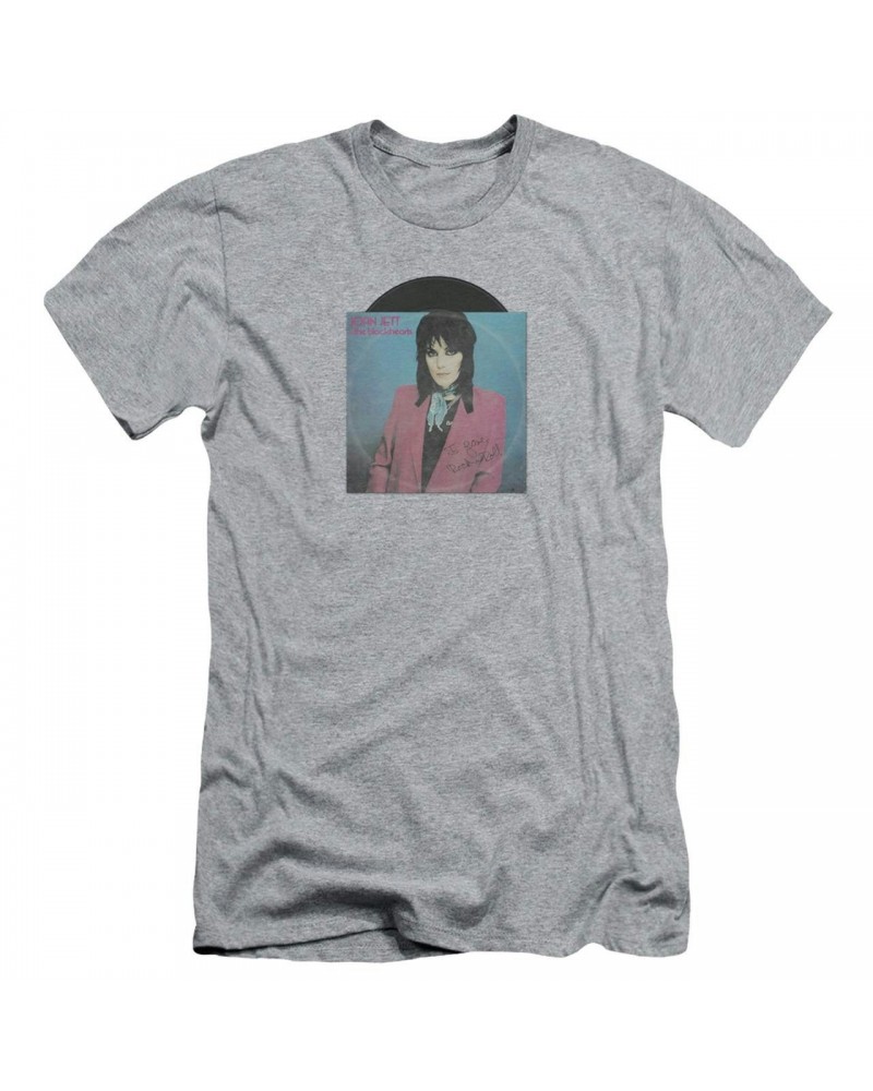 Joan Jett & the Blackhearts Slim-Fit Shirt | ROCK N ROLL 45 Slim-Fit Tee $7.80 Shirts