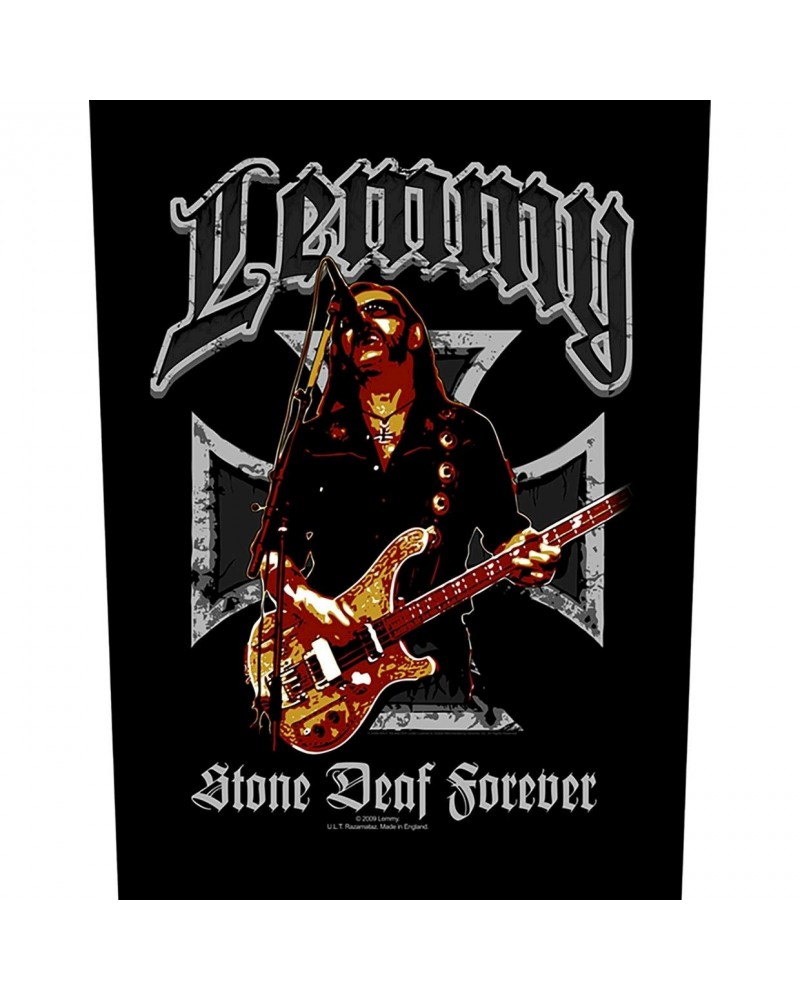 Lemmy Back Patch - Stone Deaf (Backpatch) $4.19 Accessories