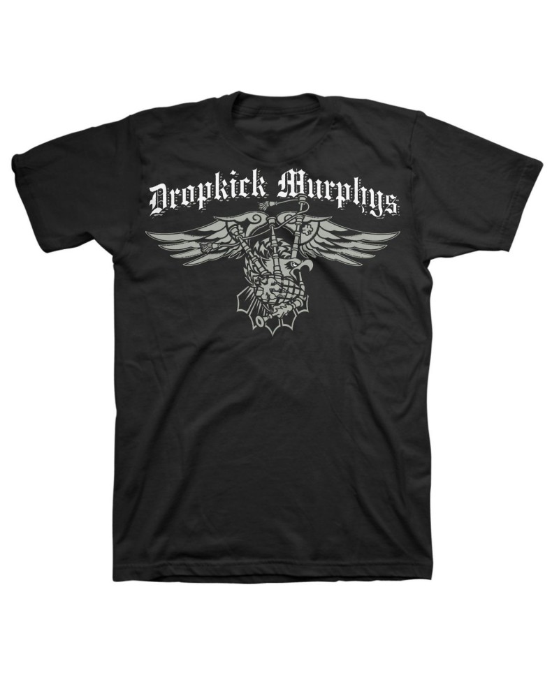 Dropkick Murphys Bagpipe Eagle T-Shirt (Black) $11.20 Shirts
