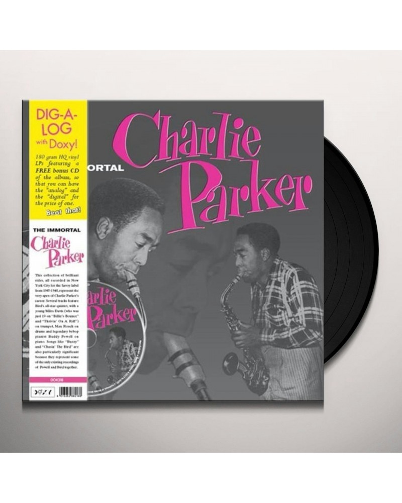Charlie Parker IMMORTAL CHARLIE PARKER Vinyl Record $8.36 Vinyl