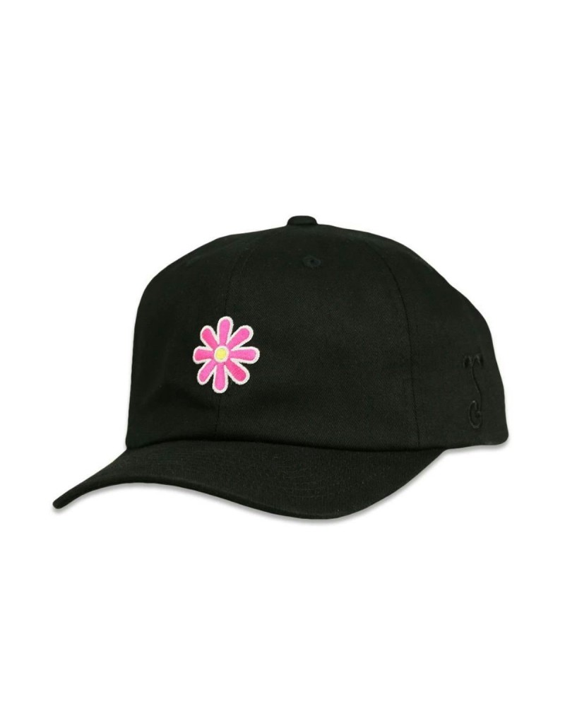 Woodstock Pink Flower Adjustable Black Hat $6.45 Hats