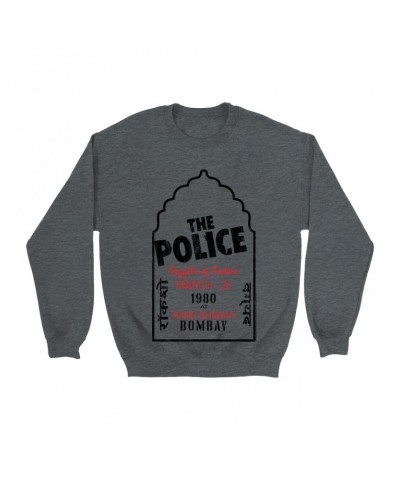 The Police Sweatshirt | Bombay 1980 Concert Sweatshirt $13.98 Sweatshirts