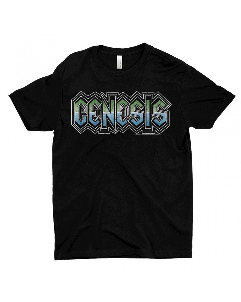 Genesis T-Shirt | Retro Vintage Vibration Logo Distressed Shirt $9.98 Shirts
