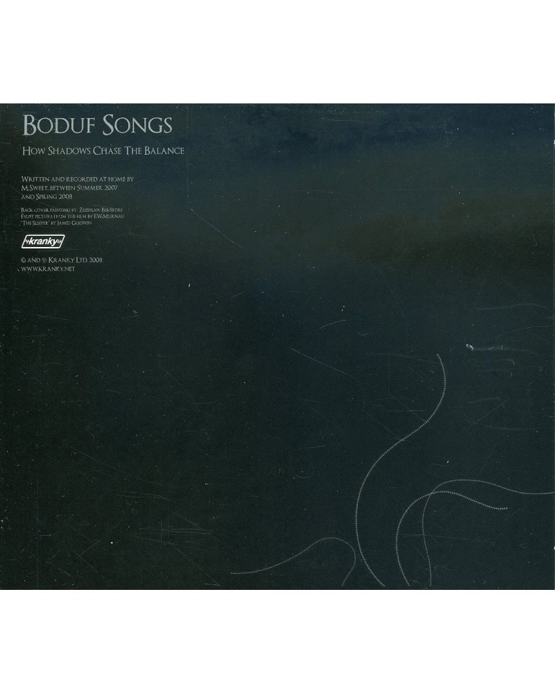 Boduf Songs HOW SHADOWS CHASE THE BALANCE CD $7.77 CD