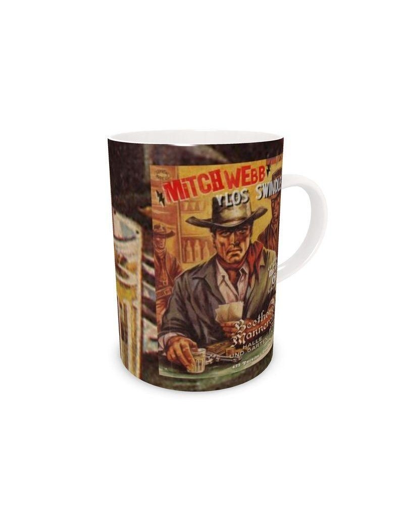 Live Show Poster Series (2 of 12) by H. Michael Karshis | Mitch Webb and the Swindles | Tall Bone China Mug $14.80 Decor