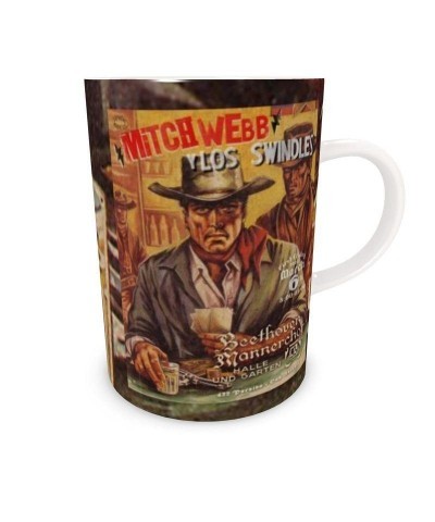 Live Show Poster Series (2 of 12) by H. Michael Karshis | Mitch Webb and the Swindles | Tall Bone China Mug $14.80 Decor