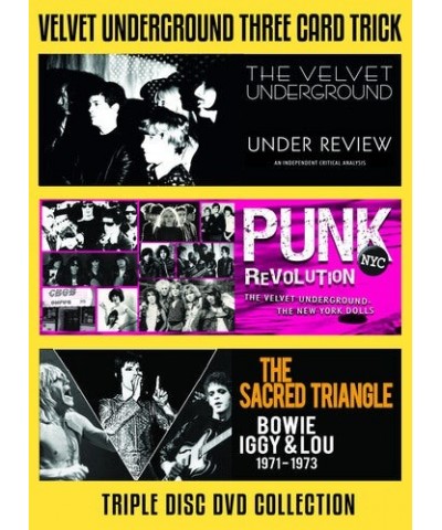 The Velvet Underground THREE CARD TRICK DVD $7.13 Videos
